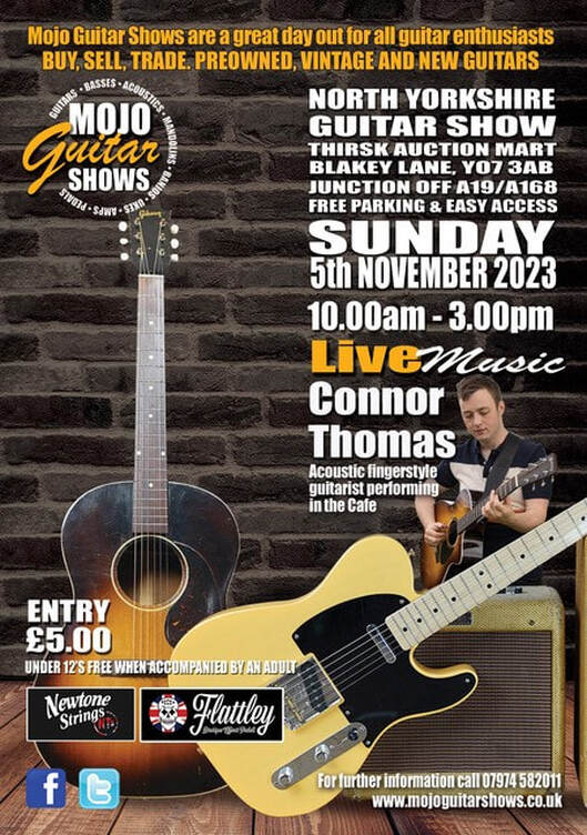 Thirsk Guitar show - Connor Thomas